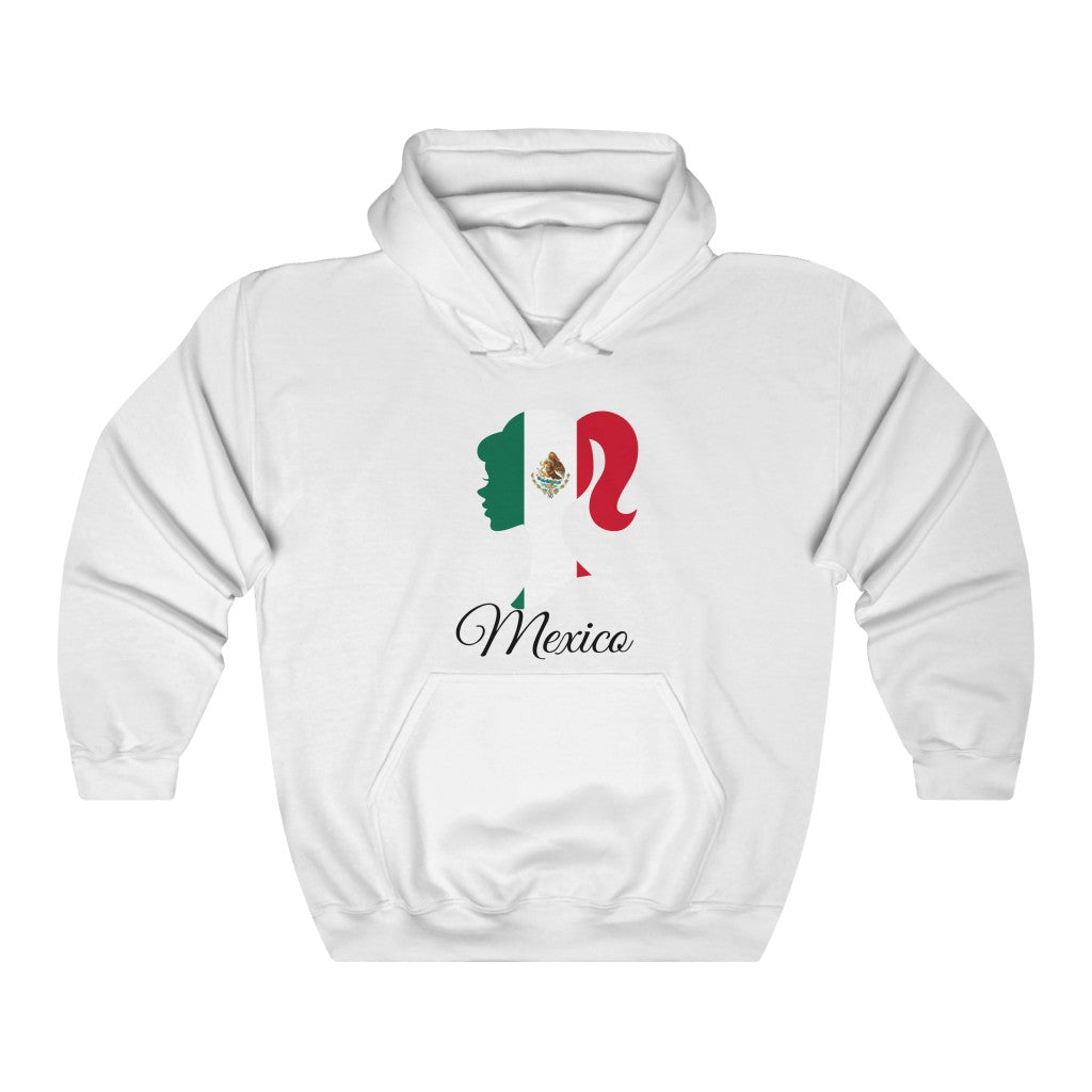 Mexico Girl Flag Hoodie Sweatshirt 1 - Unisex