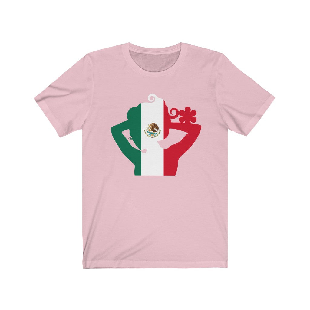 Mexico Lady Flag Premium Tee - Unisex
