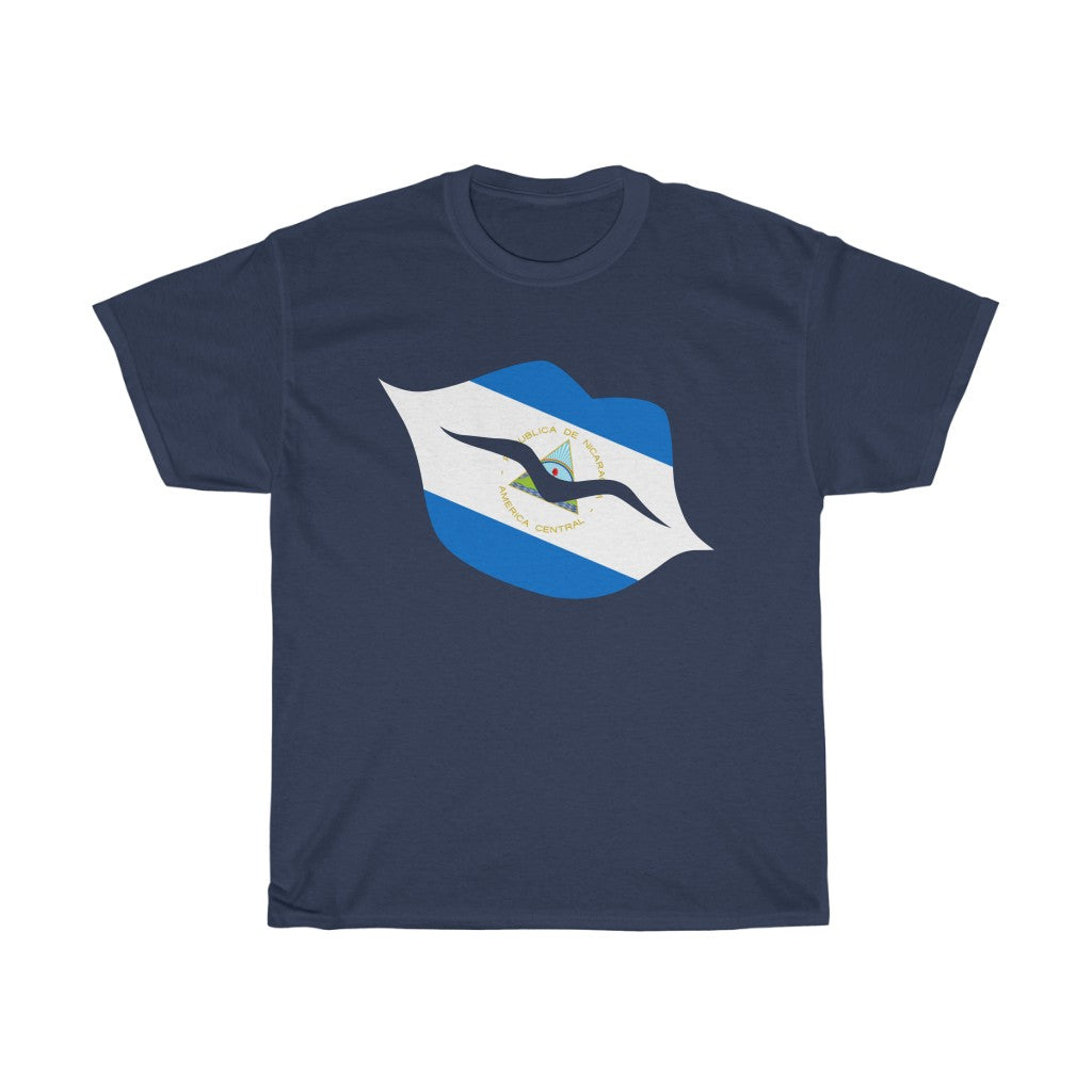 Nicaragua Lips Flag Standard Tee - Unisex