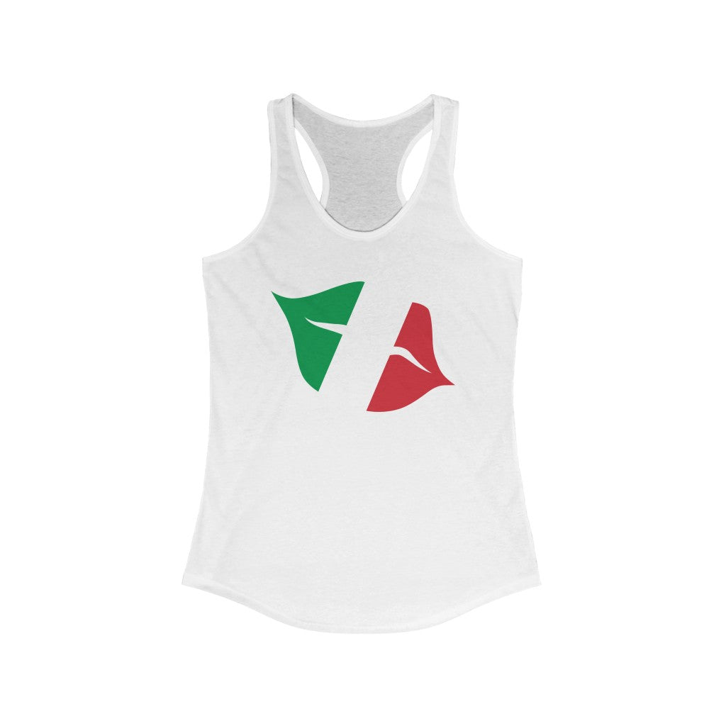 Italy Lips Flag Tank - Women