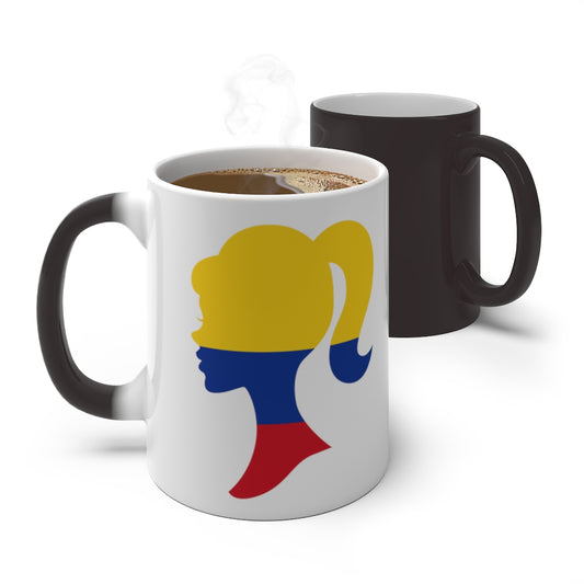 Colombia Girl Color Changing Mug