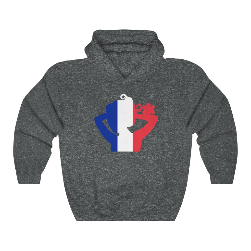 France Lady Flag Hoodie Sweatshirt - Unisex