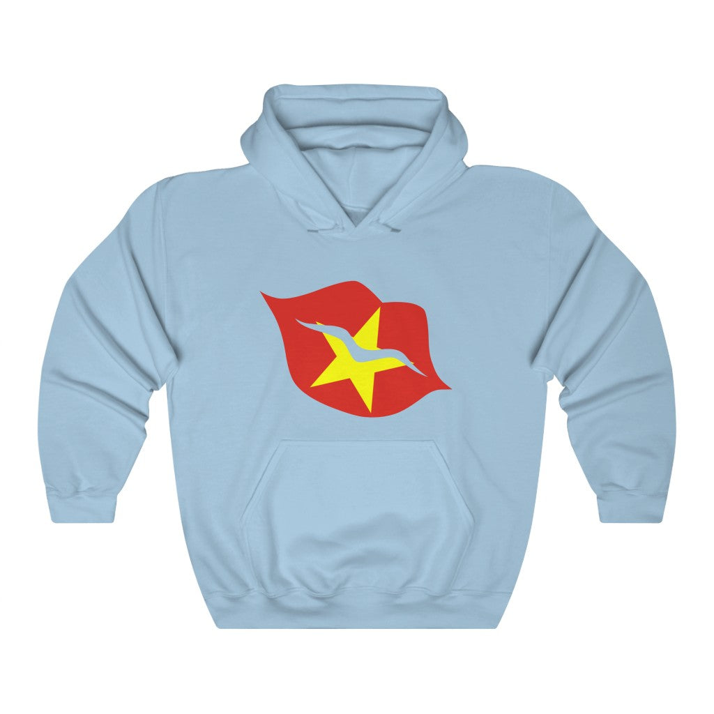 Vietnam Lips Flag Hoodie Sweatshirt - Unisex