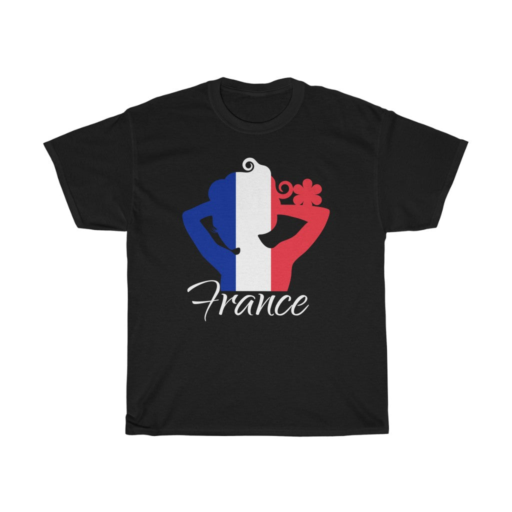 France Lady Flag Standard Tee 2 - Unisex