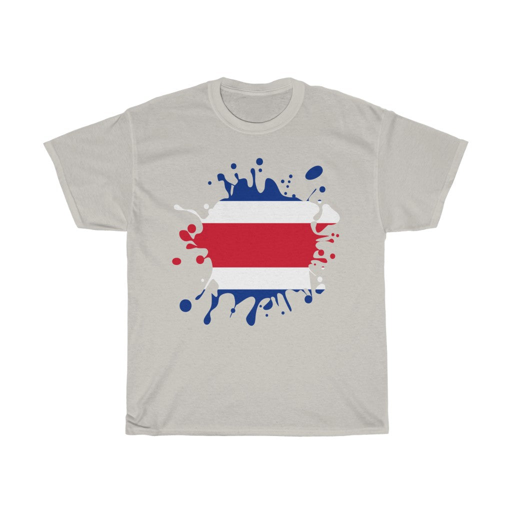 Costa Rica Splat Flag Standard Tee - Unisex