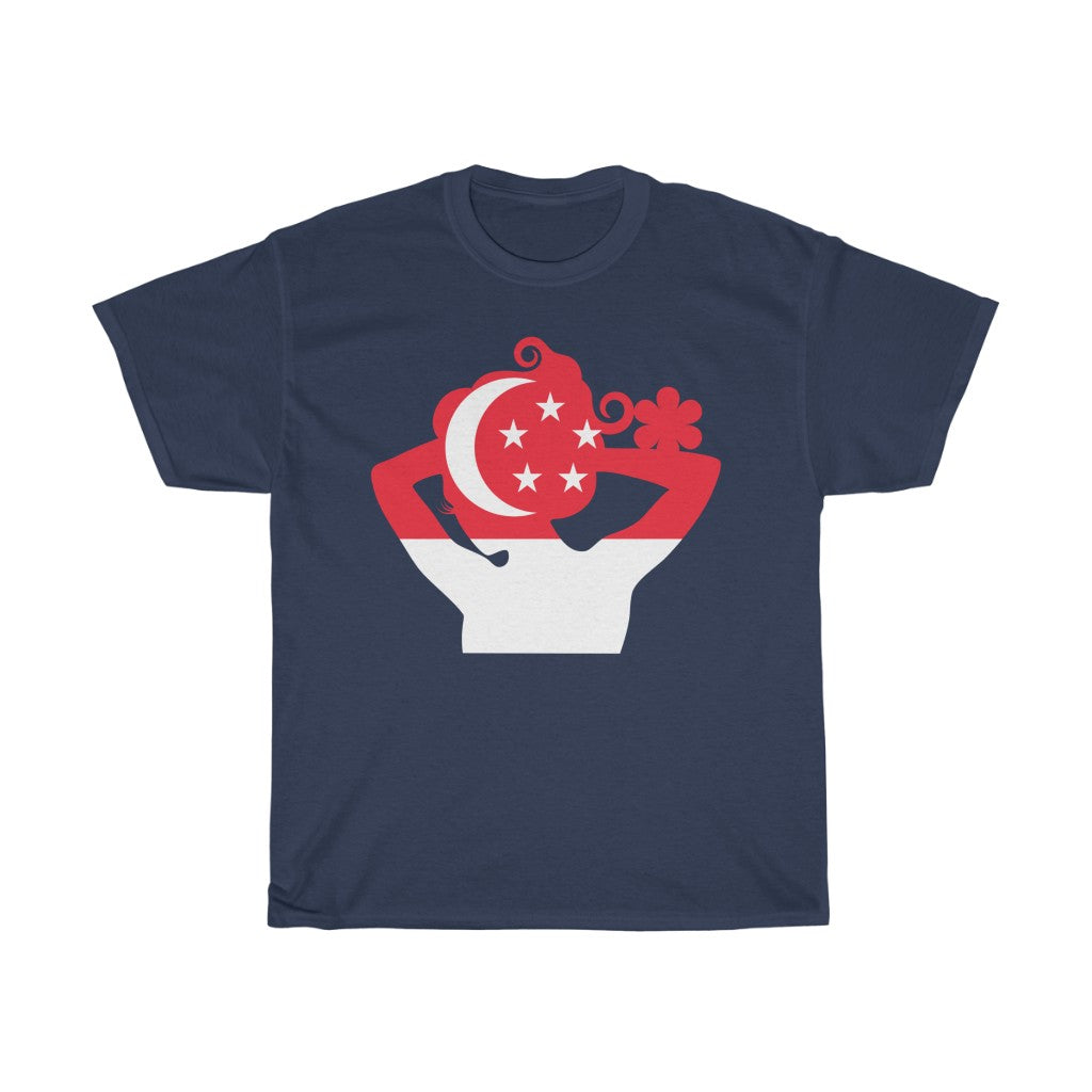 Singapore Lady Flag Standard Tee - Unisex