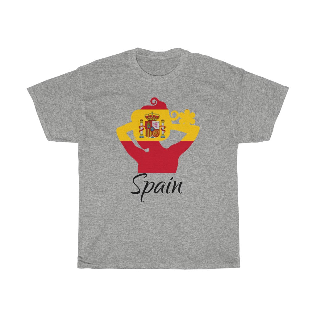 Spain Lady Flag Standard Tee 1 - Unisex