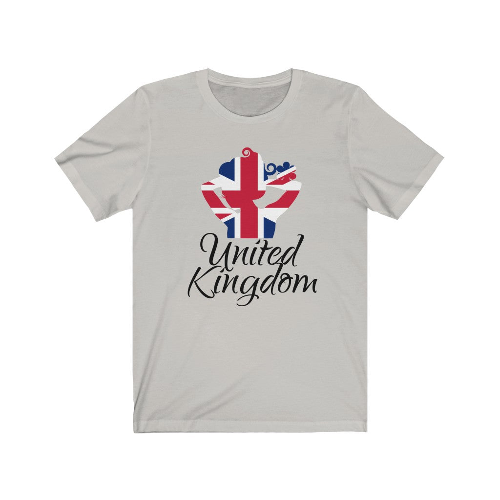 United Kingdom Lady Flag Premium Tee 1 - Unisex