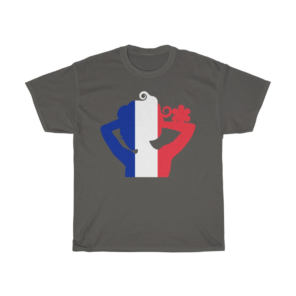 France Lady Flag Standard Tee - Unisex