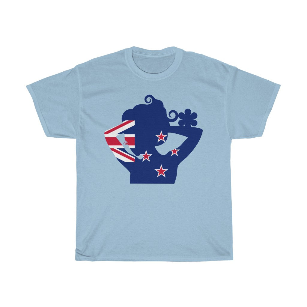 New Zealand Lady Flag Standard Tee - Unisex