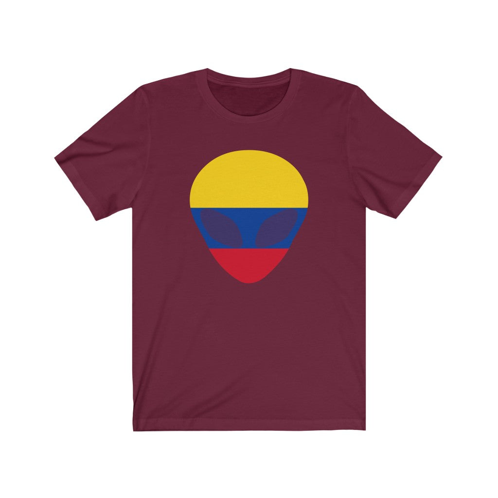 Colombia Alien Flag Premium Tee - Unisex