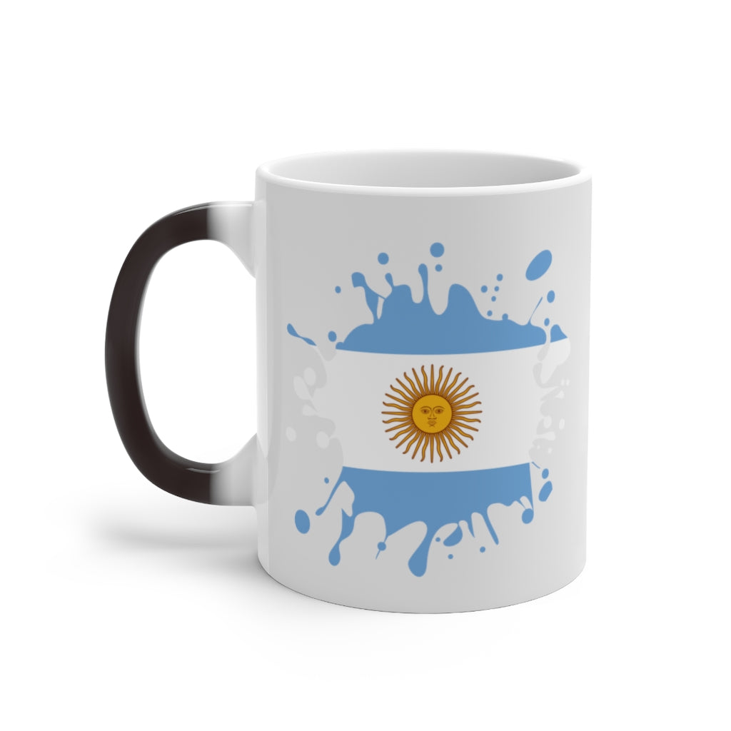 Argentina Splat Color Changing Mug