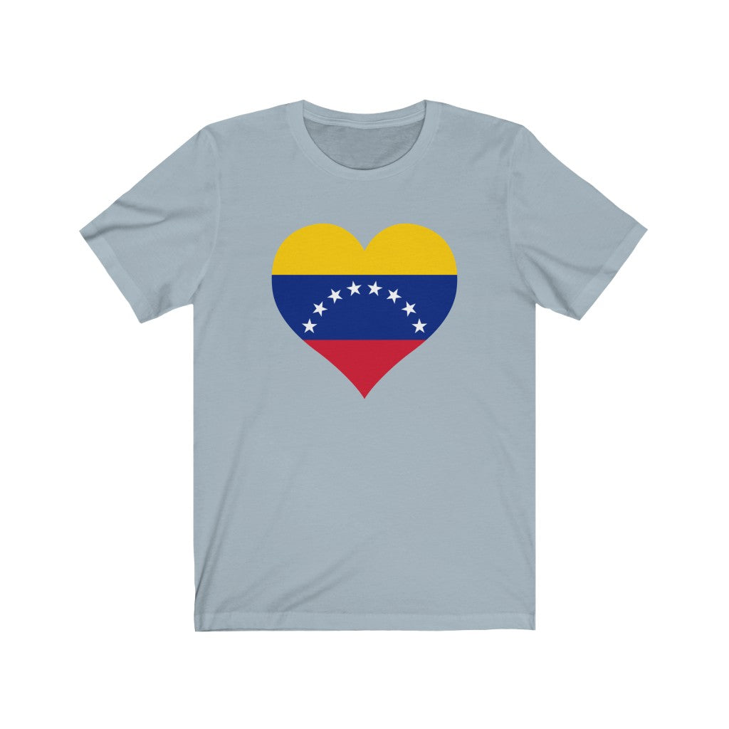 Venezuela Heart Flag Premium Tee - Unisex