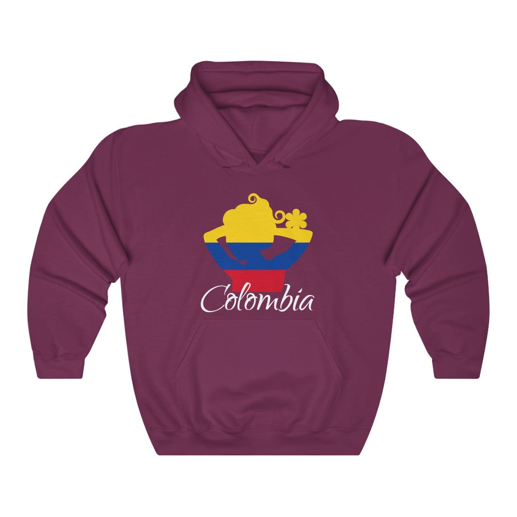 Colombia Lady Flag Hoodie Sweatshirt 2 - Unisex
