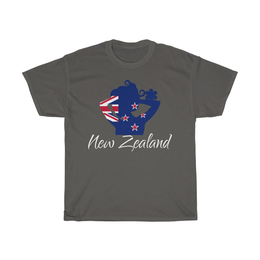 New Zealand Lady Flag Standard Tee 2 - Unisex