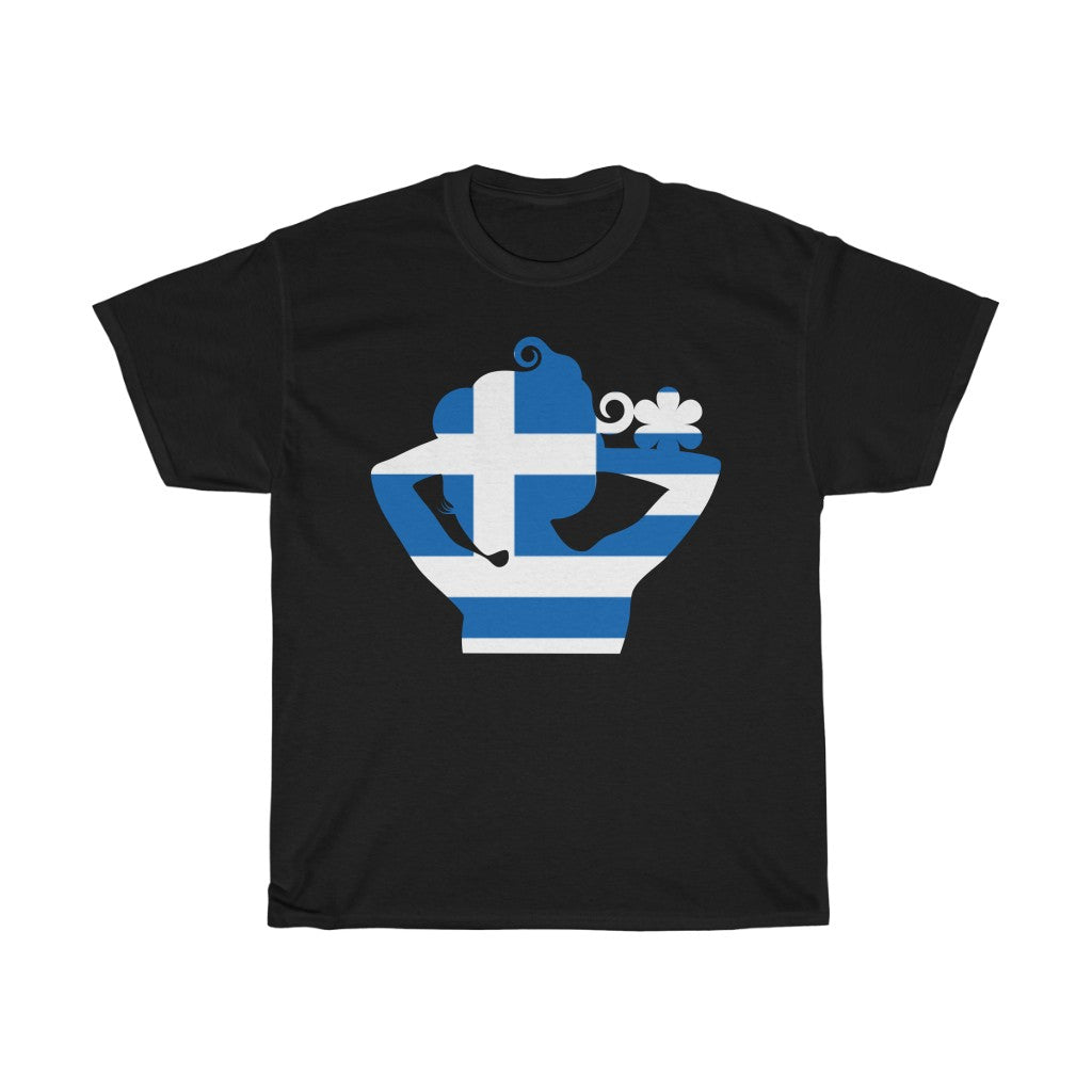 Greece Lady Flag Standard Tee - Unisex