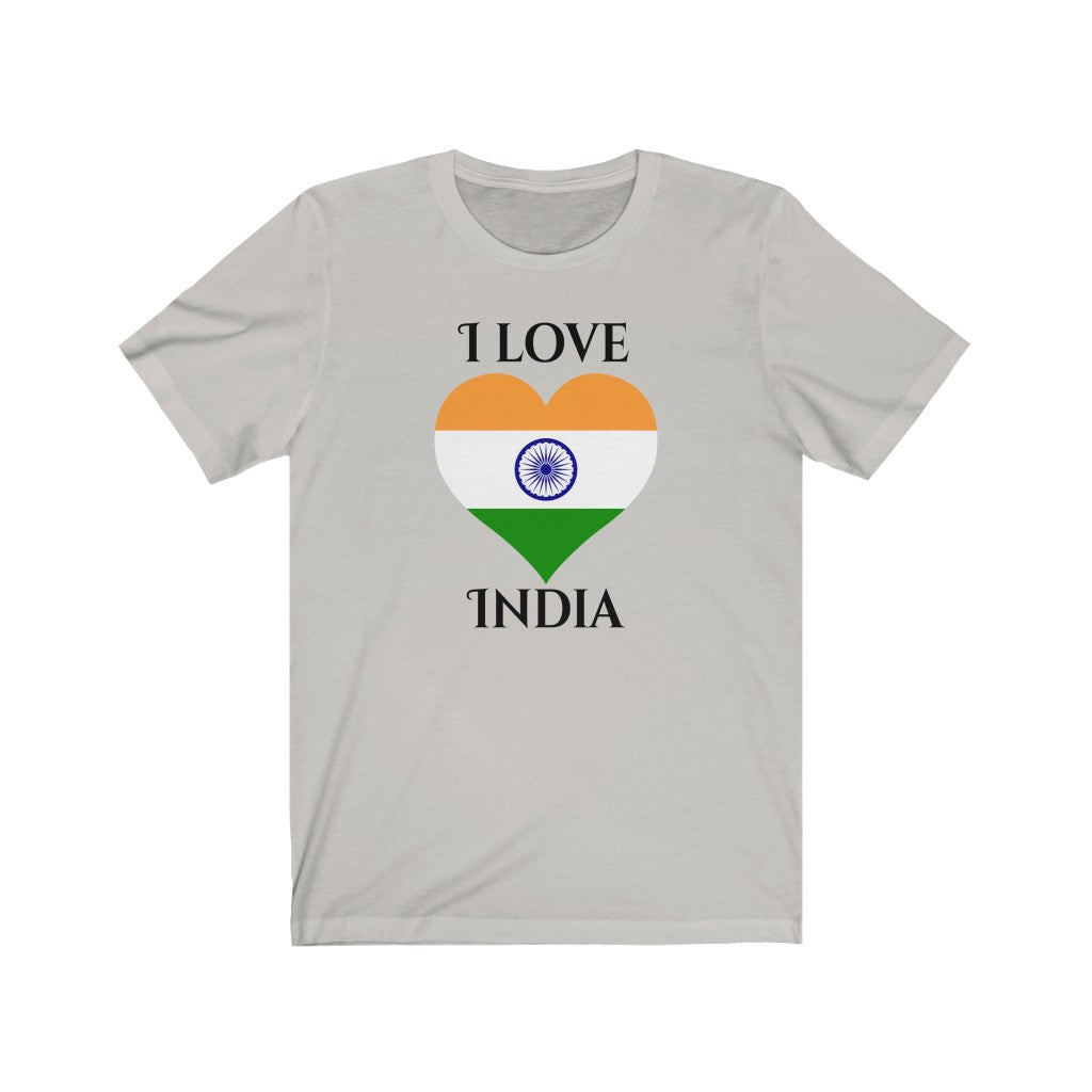 India Heart Flag Premium Tee 1 - Unisex