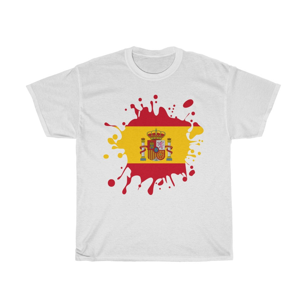 Spain Splat Flag Standard Tee - Unisex