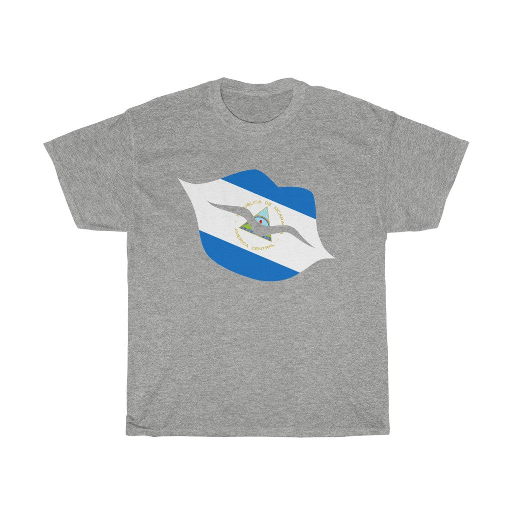 Nicaragua Lips Flag Standard Tee - Unisex