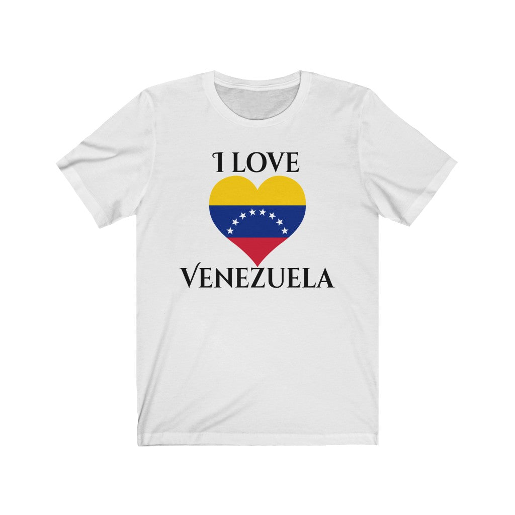 Venezuela Heart Flag Premium Tee 1 - Unisex