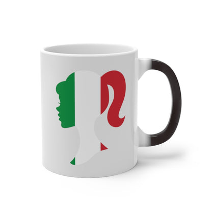 Italy Girl Color Changing Mug