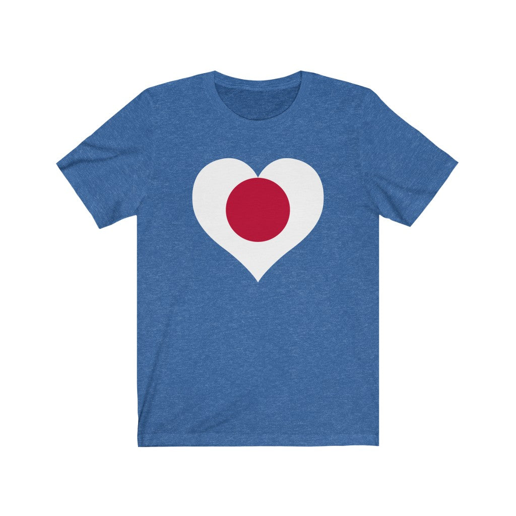 Japan Heart Flag Premium Tee - Unisex
