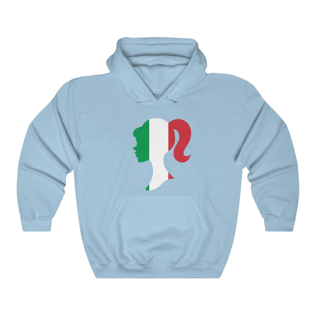 Italy Girl Flag Hoodie Sweatshirt - Unisex