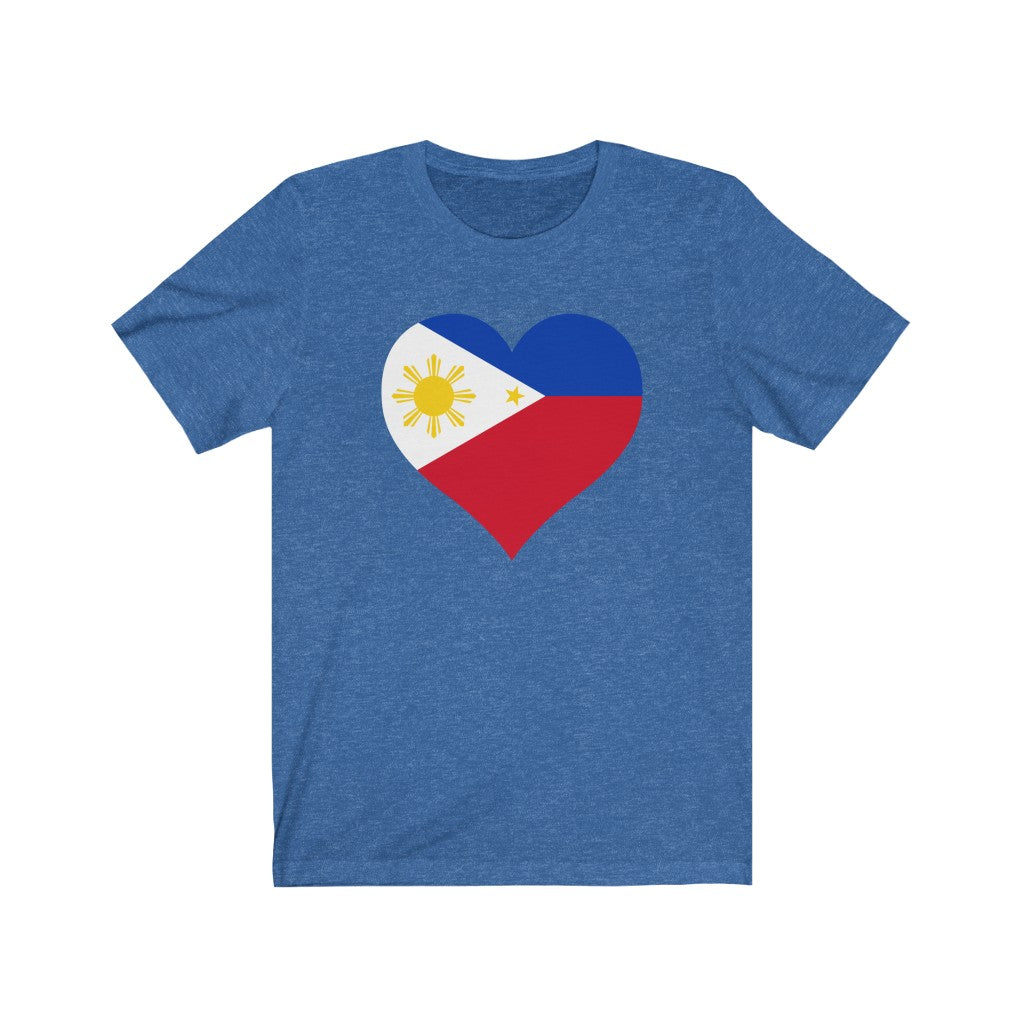 Philippines Heart Flag Premium Tee - Unisex