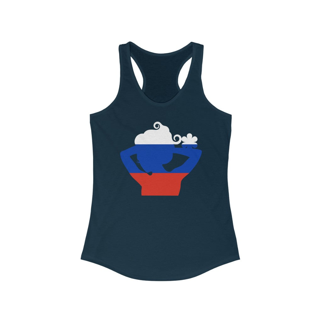 Russia Lady Flag Tank – Women