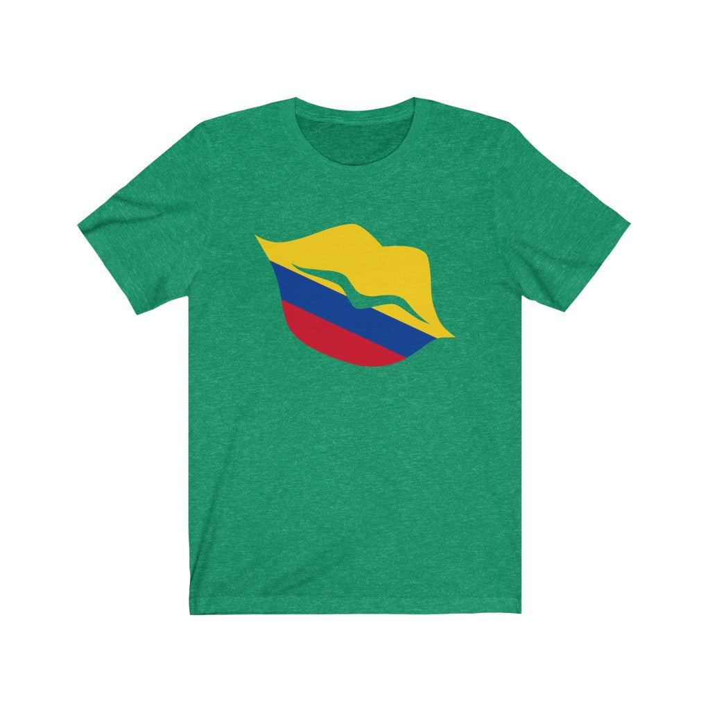Colombia Lips Flag Premium Tee - Unisex