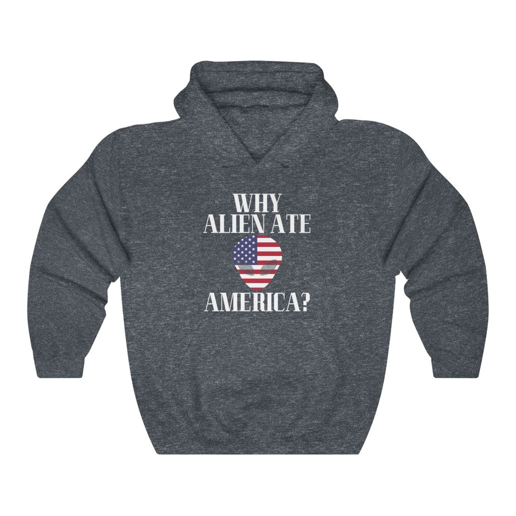 United States Alien Ate Flag Hoodie Sweatshirt 2 - Unisex