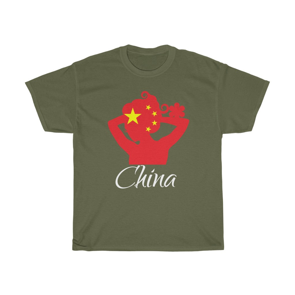 China Lady Flag Standard Tee 2 - Unisex