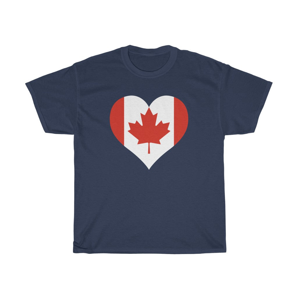 Canada Heart Flag Standard Tee - Unisex