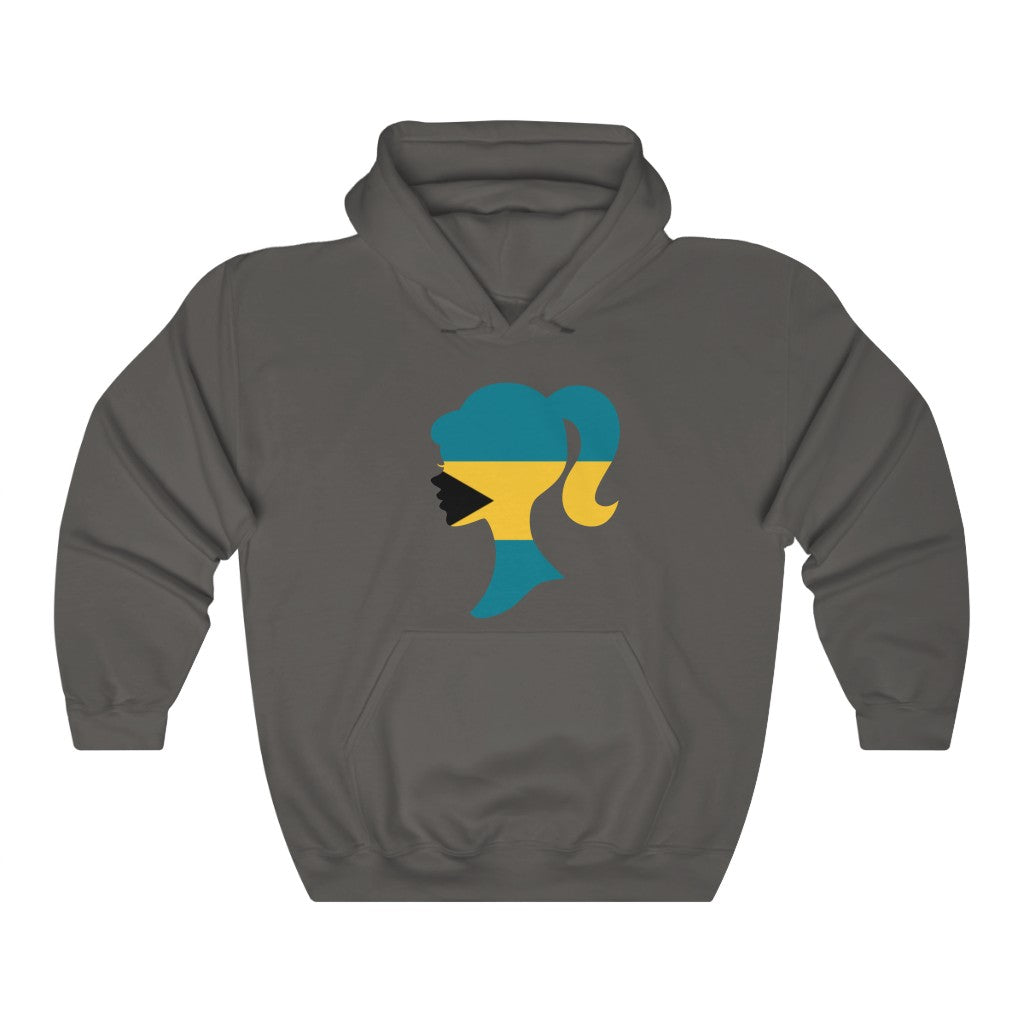 Bahamas Girl Flag Hoodie Sweatshirt - Unisex