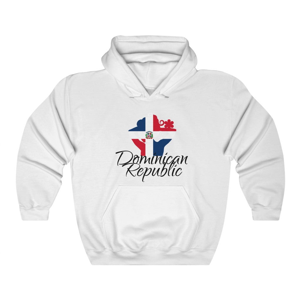 Dominican Republic Lady Flag Hoodie Sweatshirt 3 - Unisex