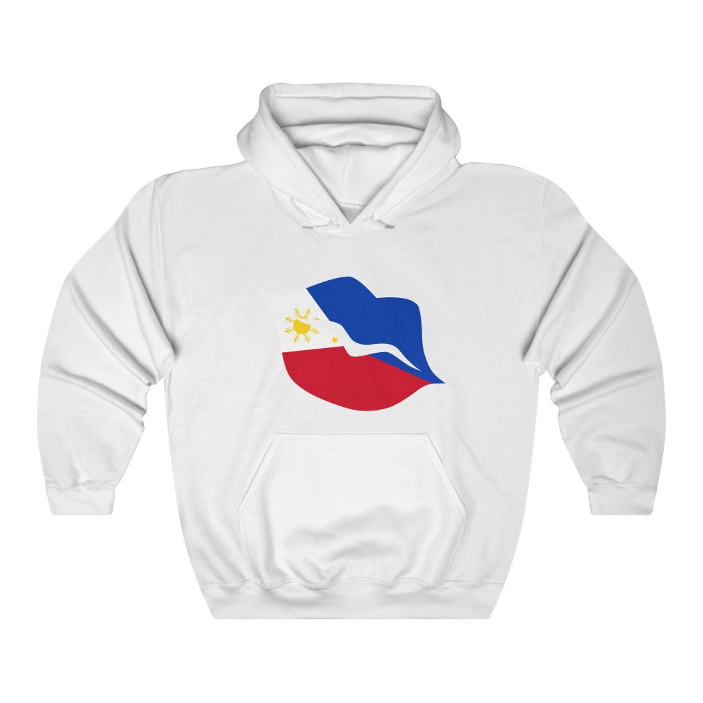 Philippines Lips Flag Hoodie Sweatshirt - Unisex