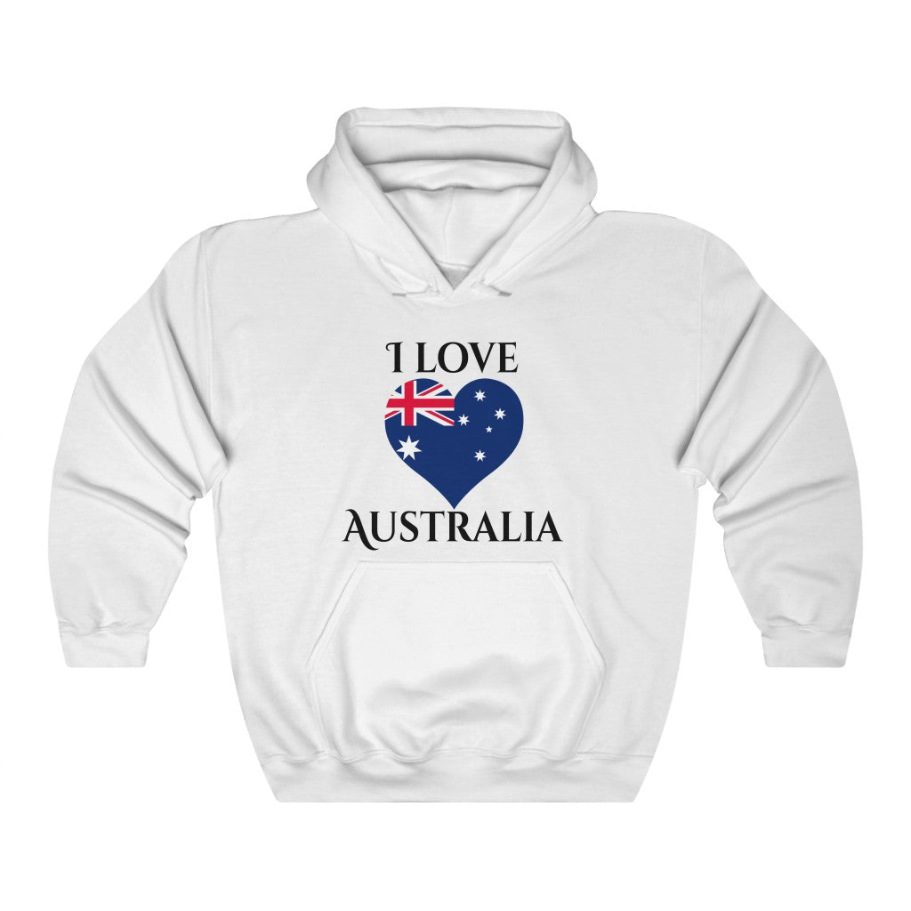 Australia Heart Hoodie Sweatshirt 1 - Unisex