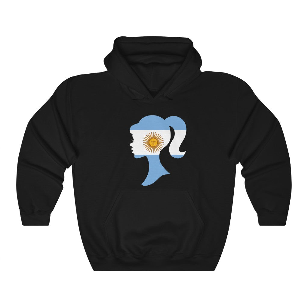 Argentina Girl Flag Hoodie Sweatshirt - Unisex