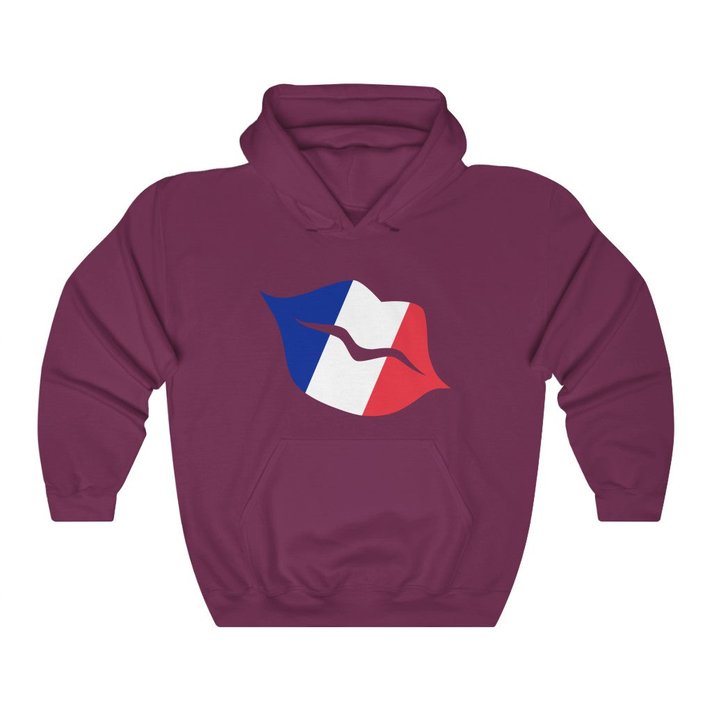 France Lips Flag Hoodie Sweatshirt - Unisex