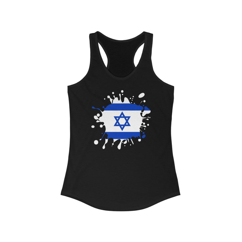 Israel Splat Flag Tank - Women
