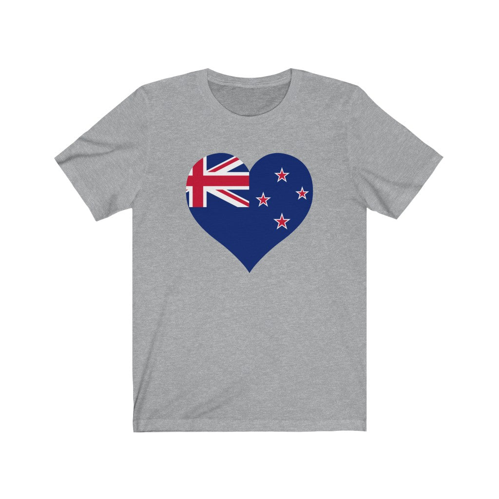 New Zealand Heart Flag Premium Tee - Unisex