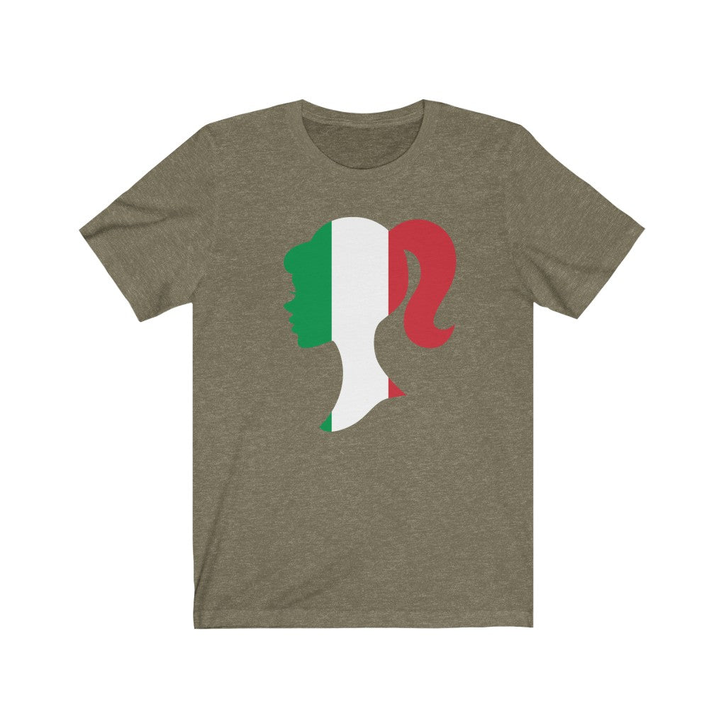 Italy Girl Flag Premium Tee - Unisex