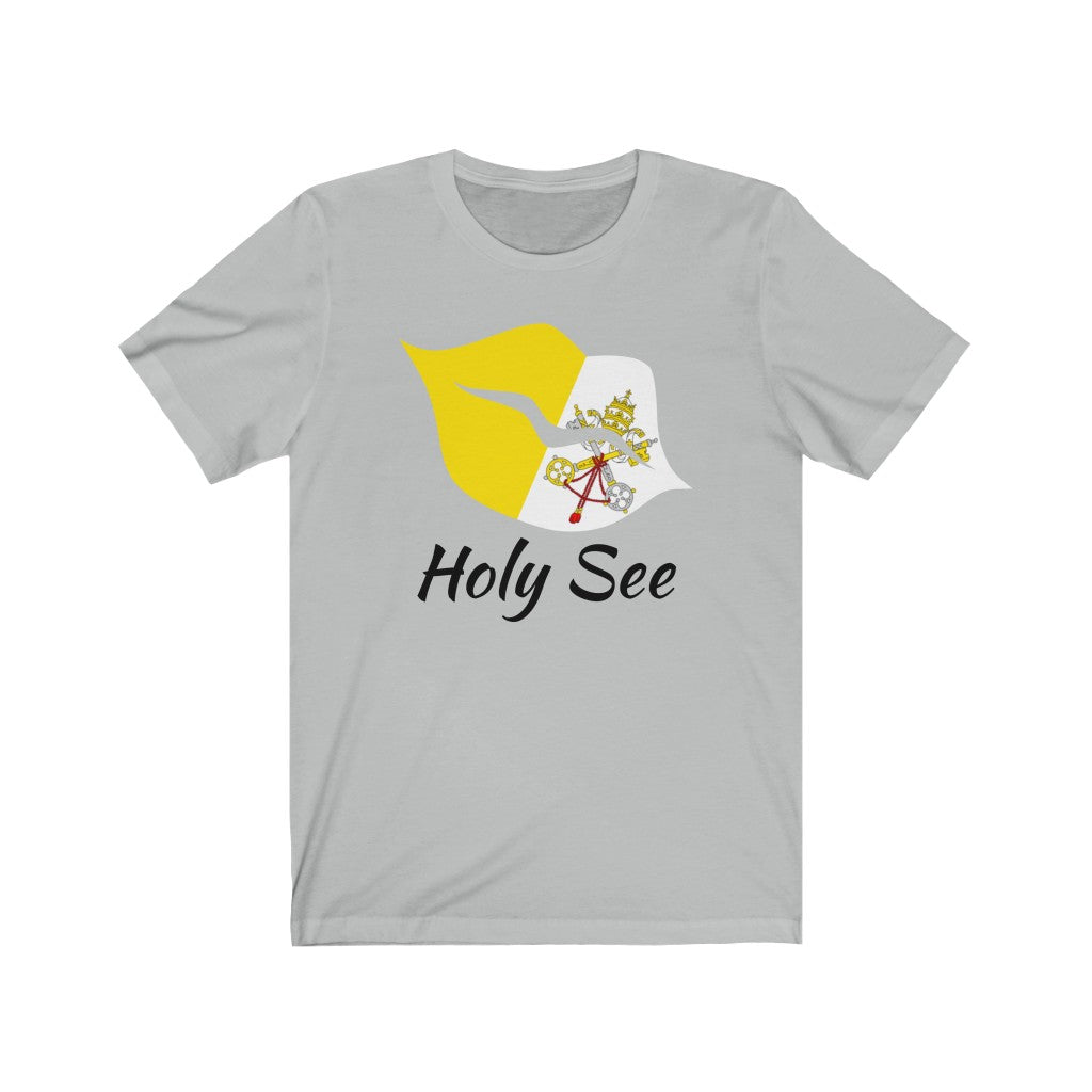 Holy See Lips Flag Premium Tee 1 - Unisex