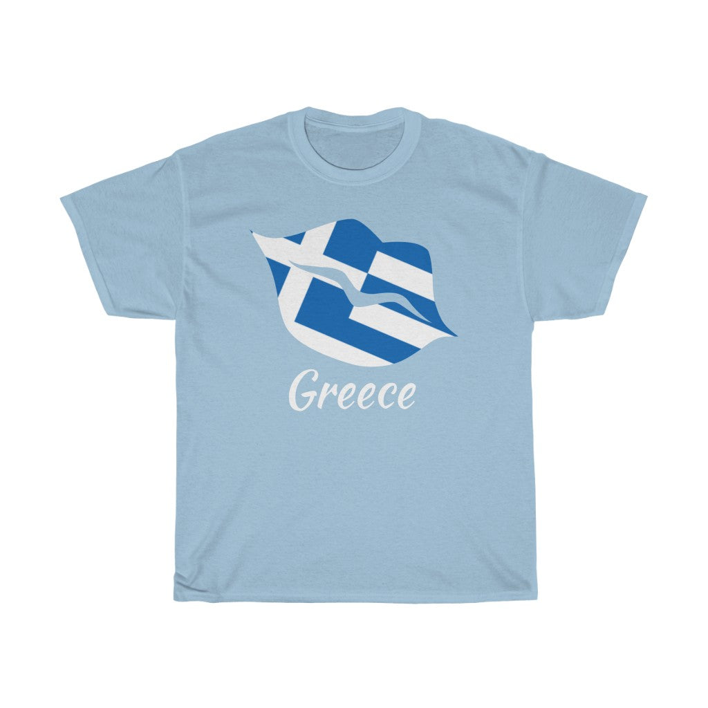 Greece Lips Flag Standard Tee 2 - Unisex