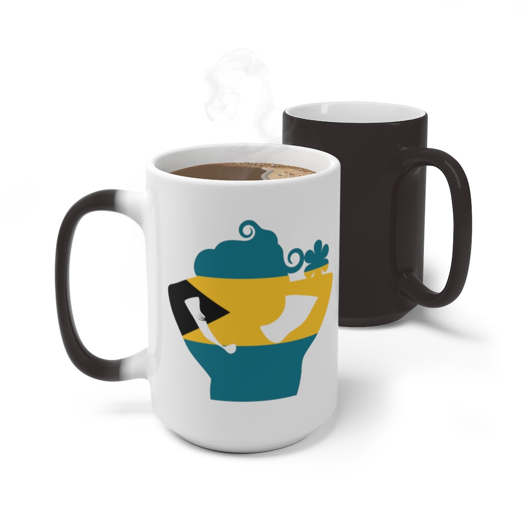 Bahamas Lady Color Changing Mug