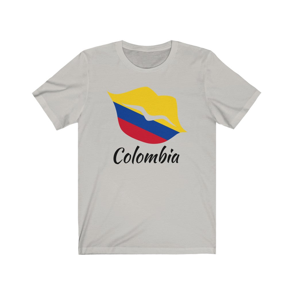 Colombia Lips Flag Premium Tee 1 - Unisex