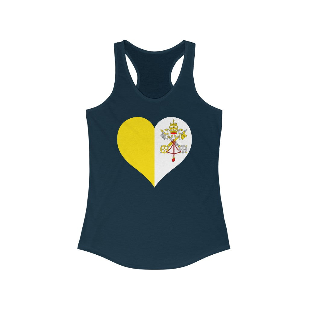 Holy See Heart Flag Tank - Women
