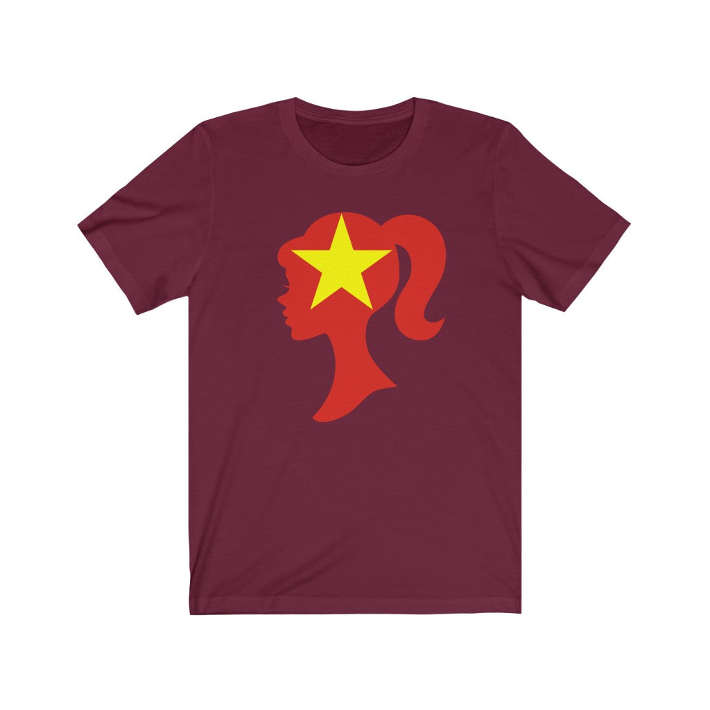 Vietnam Girl Flag Premium Tee - Unisex