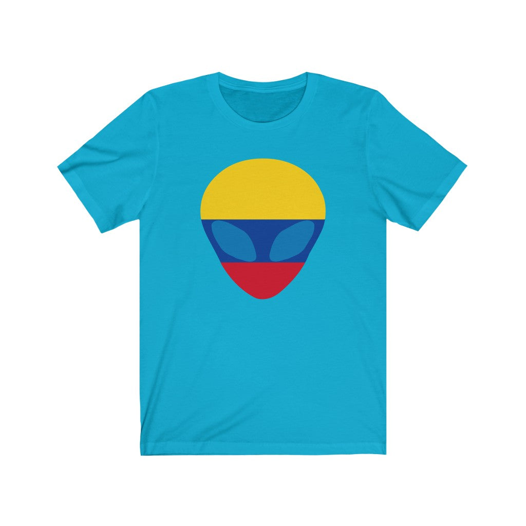 Colombia Alien Flag Premium Tee - Unisex