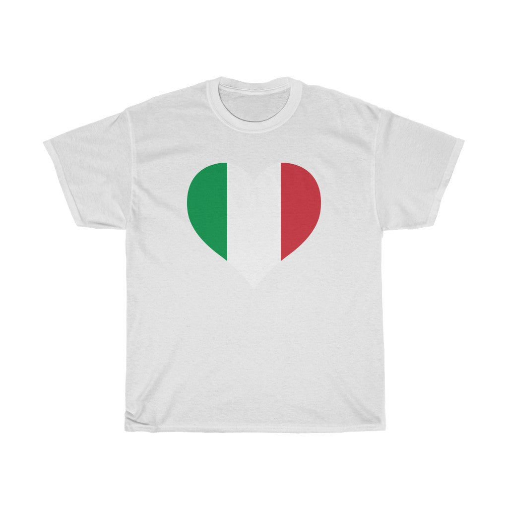 Italy Heart Flag Standard Tee - Unisex